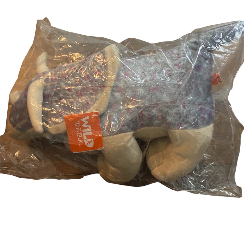 Wild Republic cuddlekins Triceratops. New in Bag